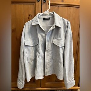 Light blue button down brand Miss Love size Large